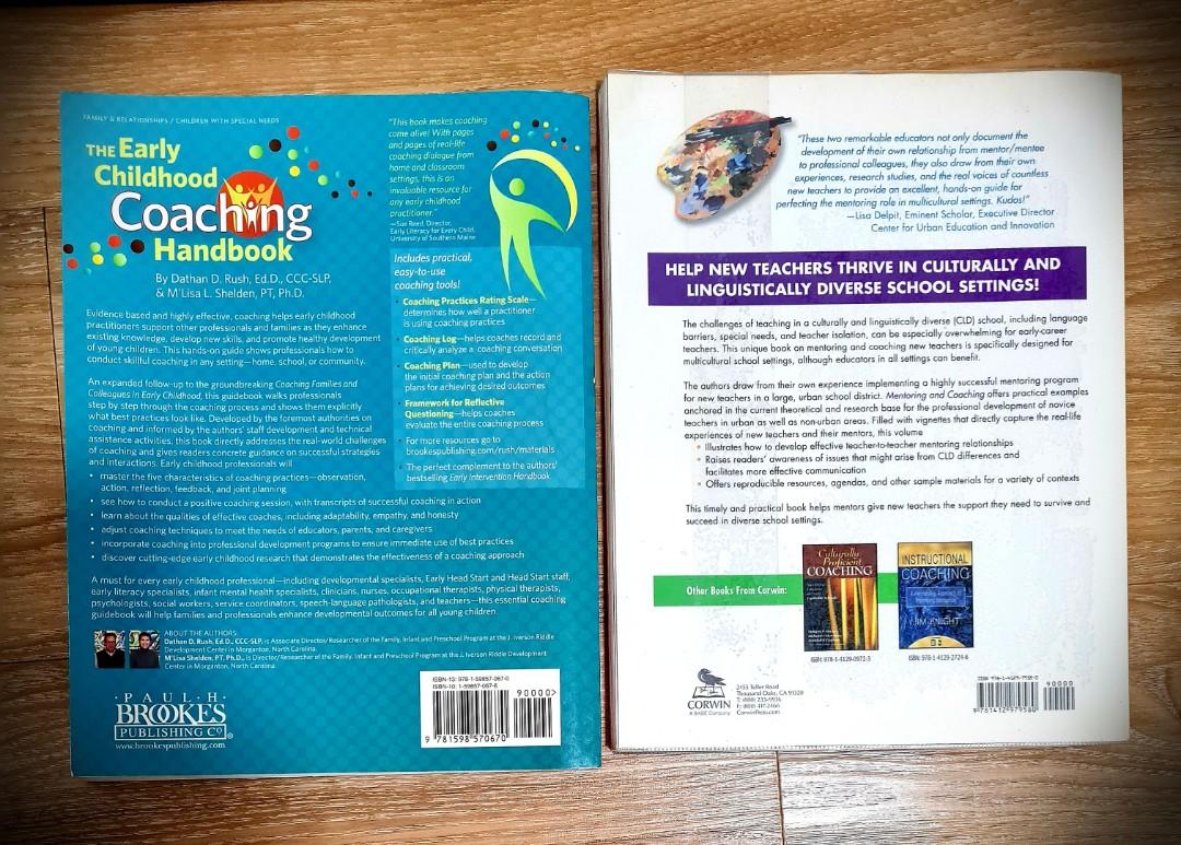 EARLY CHILDHOOD COACHING MENTORING TEXTBOOKS Hobbies Toys Books