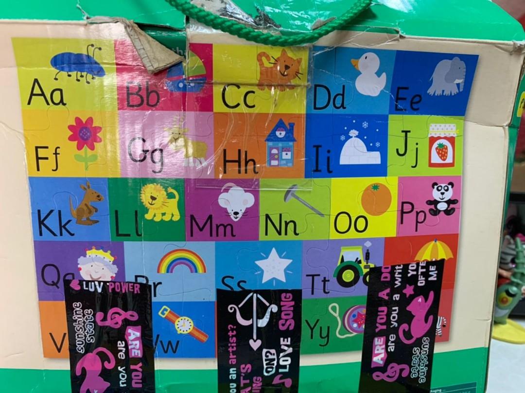 Elc alphabet discovery floor puzzle, Hobbies & Toys, Toys & Games on