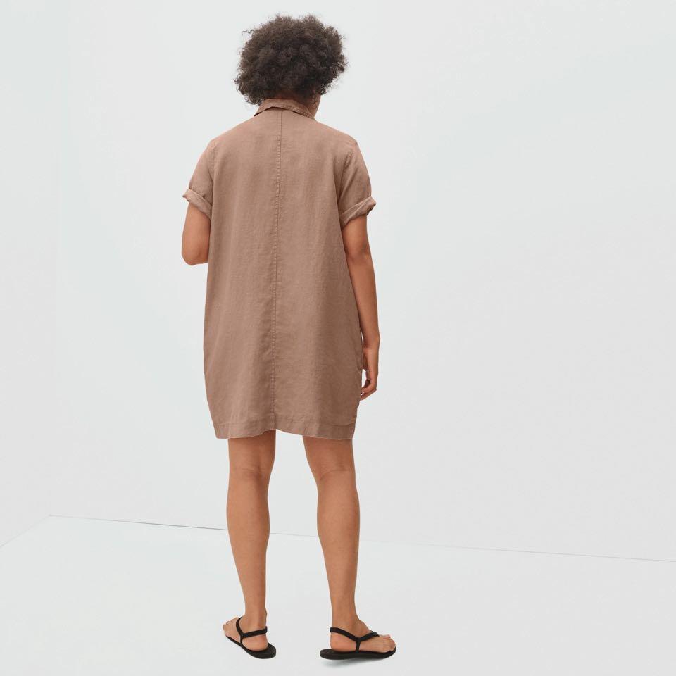 chinese dress ladies The Shirtdress in Linen main image 0