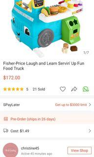 Fisher Price complete Food Truck