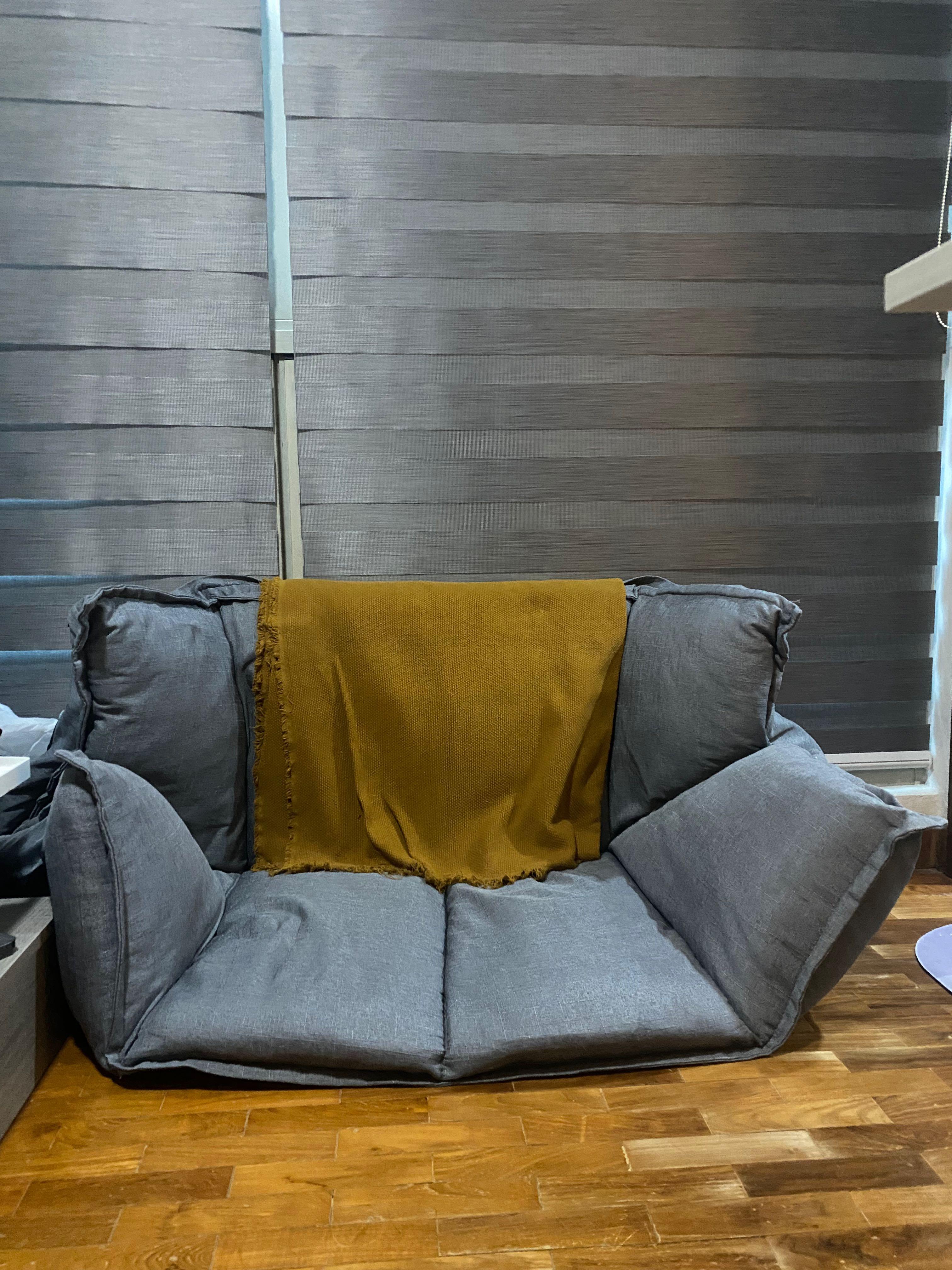 Foldable 2 seater 2024 sofa