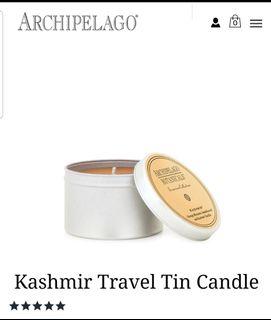 [FREE Normal Post] Archipelago Botanicals Kashmir Travel Tin Scented Candle
(167g)