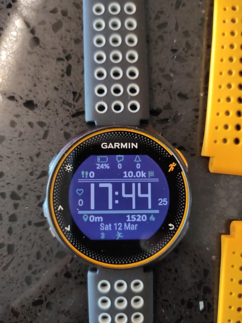 Garmin forerunner 235 driver clearance