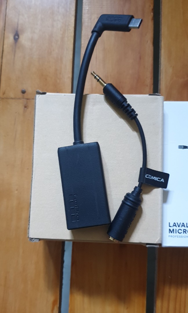 Go Pro Mic Adapter TRS to TRRS Adapter Maono Mic Lavalier Ulanzi V2 Sold as Set, Photography