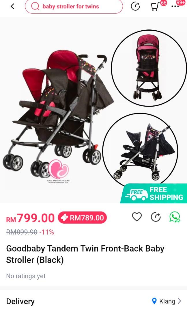 Goodbaby tandem twin stroller umbrella