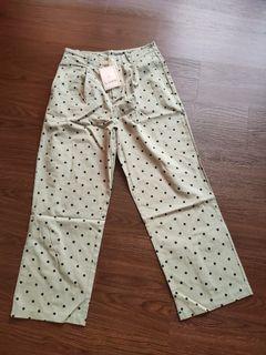 Green Polka Dot Pants