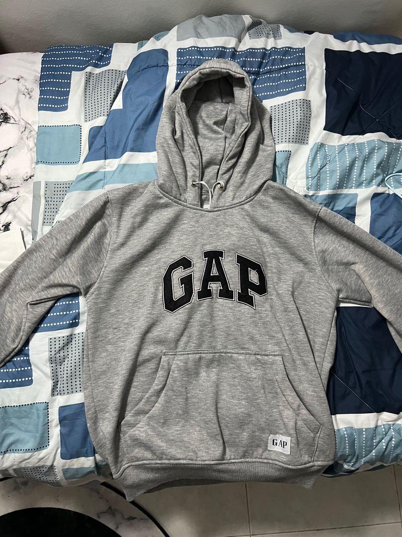 Grey Gap Hoodie Men s Fashion Coats Jackets and Outerwear on
