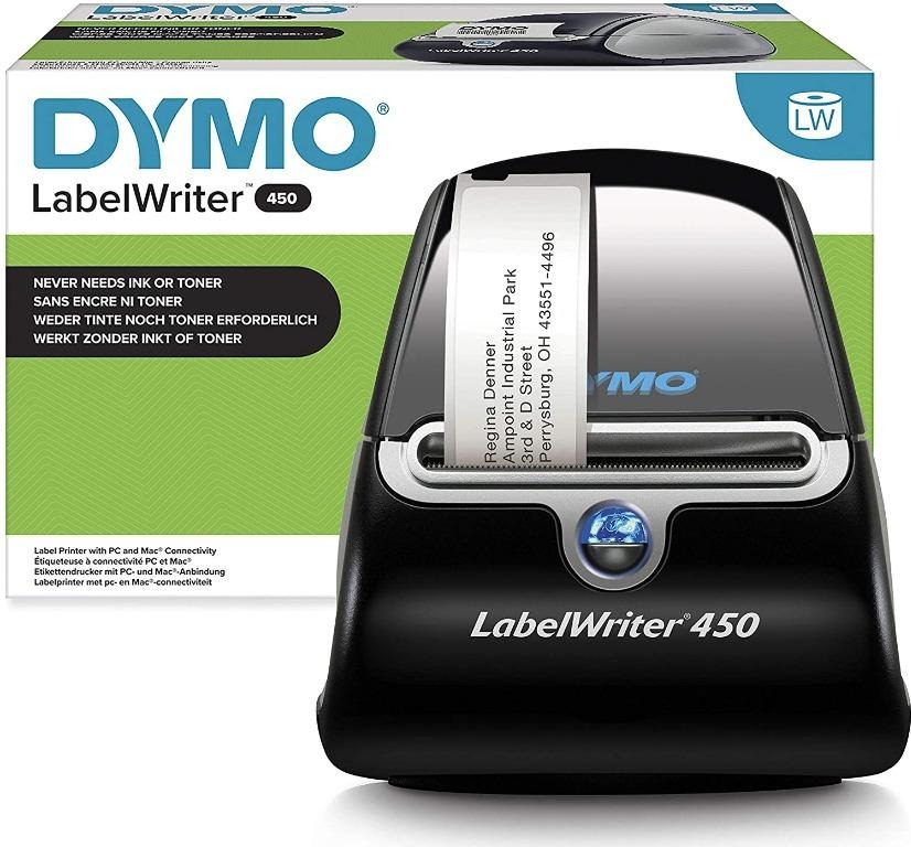 H3238 DYMO LabelWriter 450 Thermal Label Printer, Prints 51 ...