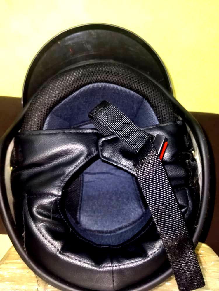 Helmet half LASER, Auto Accessories on Carousell