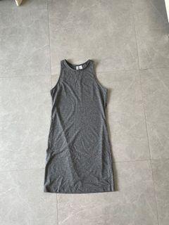 H&M bodycon dress grey