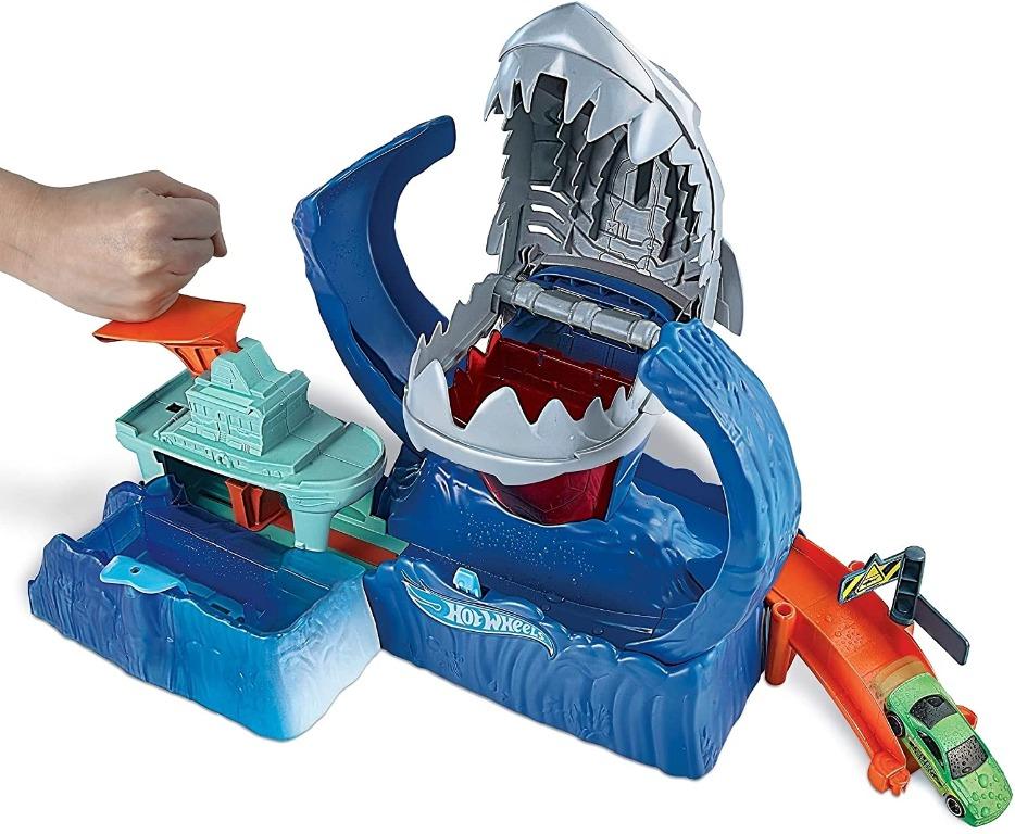 Shark Frenzy Pista Hot Wheels Robo Tiburon Hot Wheels Robo Shark