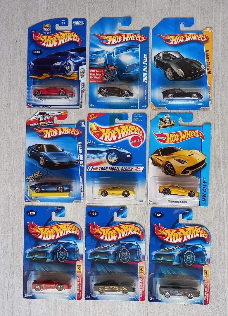 Hot wheels ferrari price guide sales