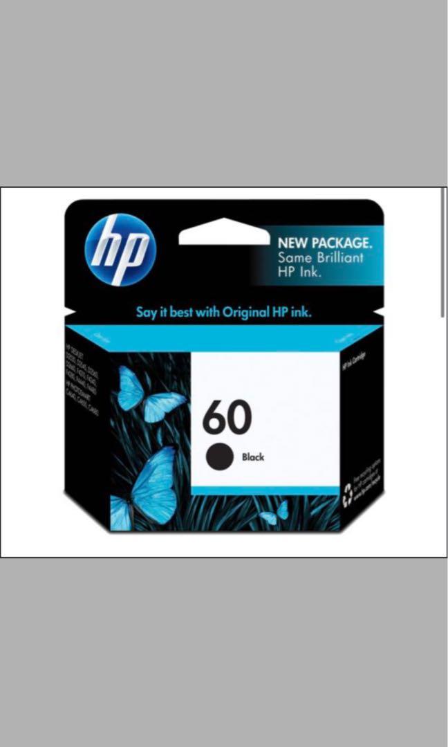 HP 60 Black Ink Printer Cartridge [100 