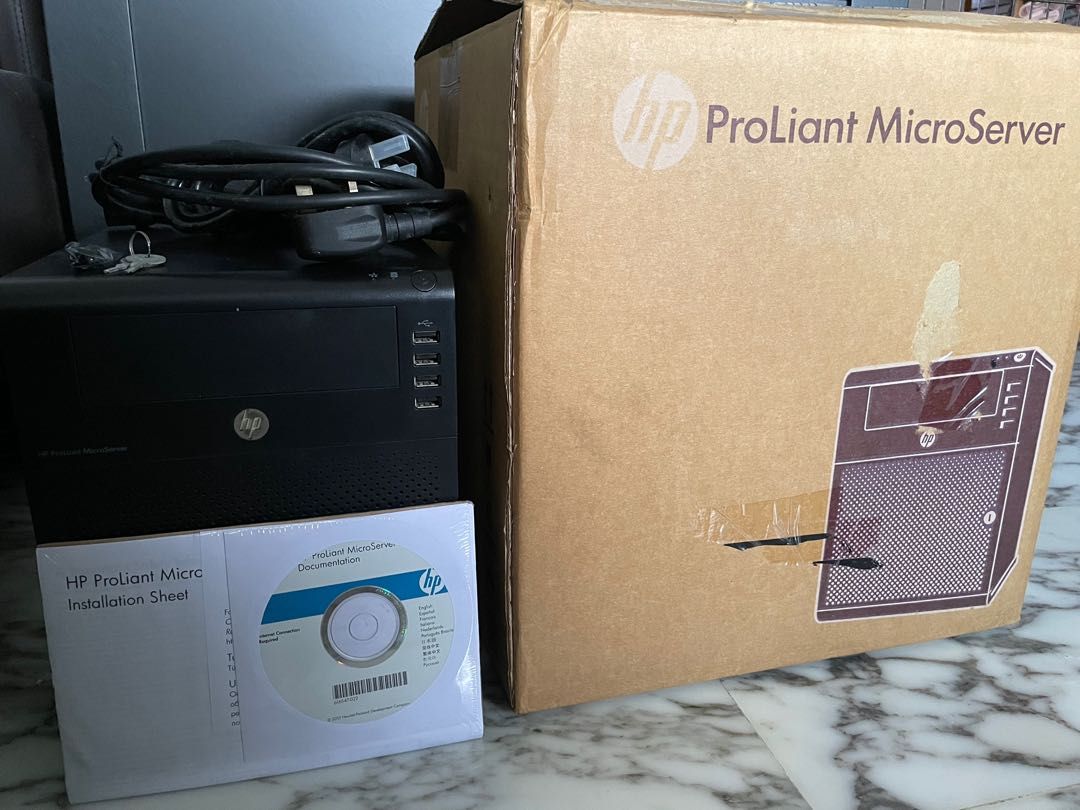 HP Proliant MicroServer G7 N54L, Computers & Tech, Desktops on Carousell