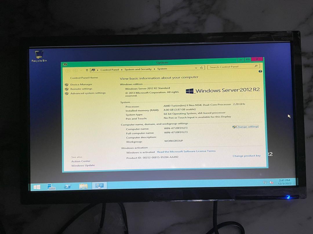 HP Proliant MicroServer G7 N54L, Computers & Tech, Desktops on Carousell
