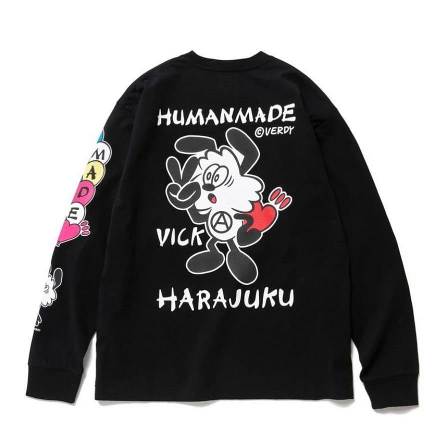 Human Made x Verdy Vick Long Sleeve Tee (2Colors) 日本, 男裝, 上身