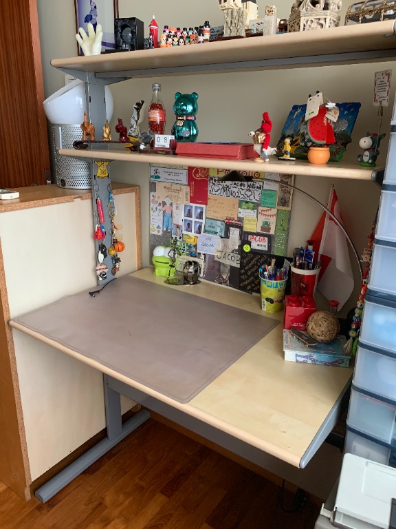 IKEA / Fredrik study desk with shelves, Furniture & Home Living ...