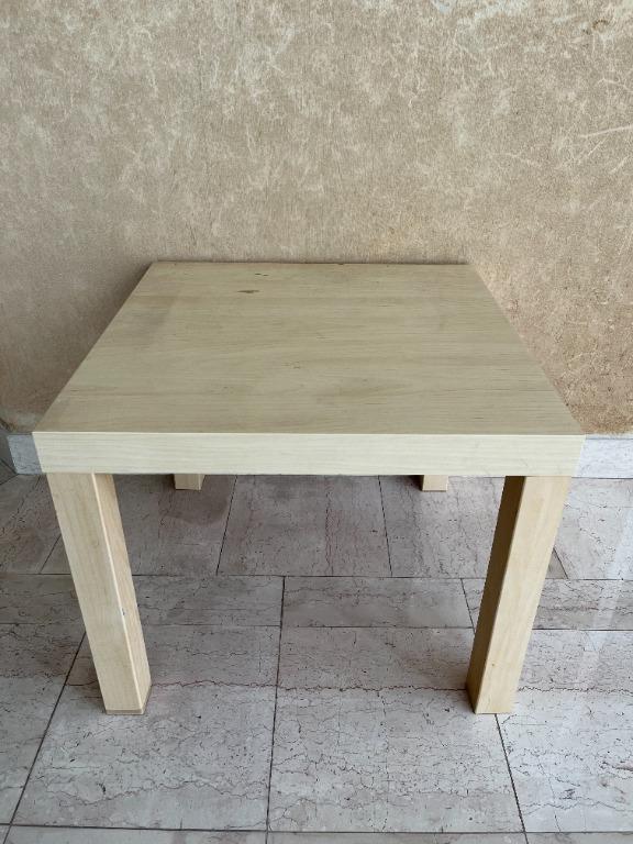 Ikea LACK Side table white stained oak effect W55 D55 H45