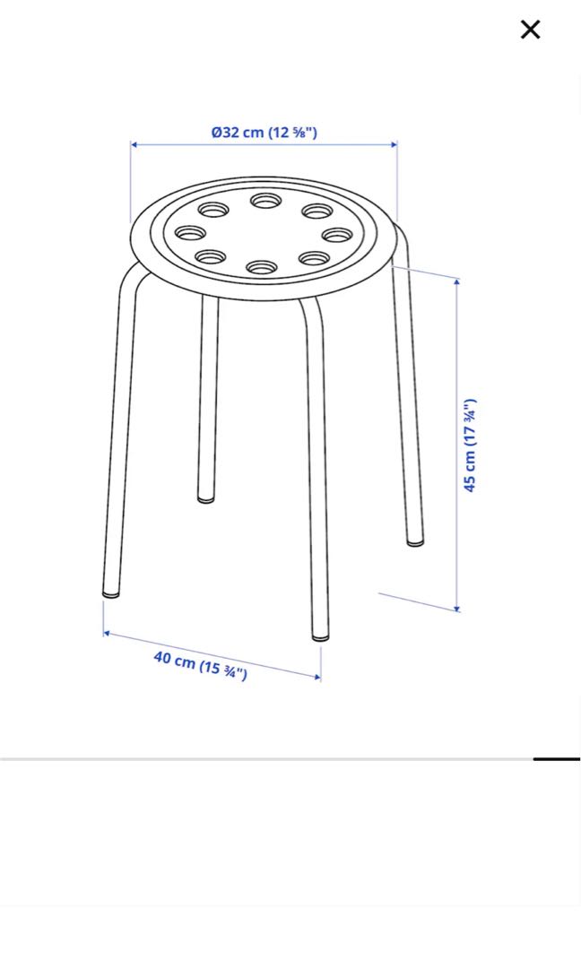 Ikea Stool, Furniture & Home Living, Furniture, Chairs on Carousell