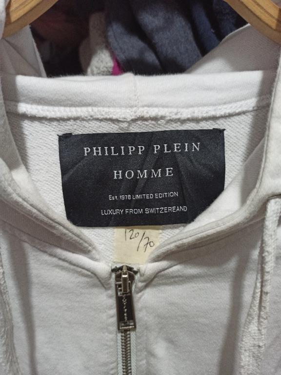 Jaket Hoodie Philipp Plein Bekas, Fesyen Pria, Pakaian , Baju Luaran di  Carousell