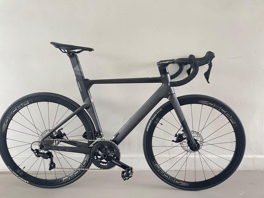 Java Fuoco disc road bike shimano 105 carbon with UCI approved, Sports