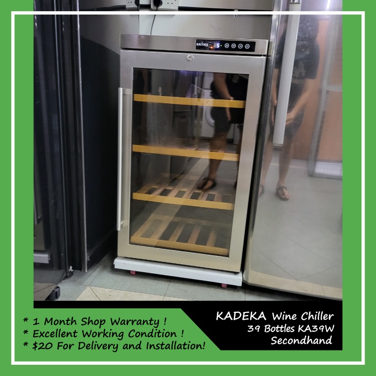 KADEKA Wine Chiller 39 Bottles KA39W, TV & Home Appliances, Kitchen