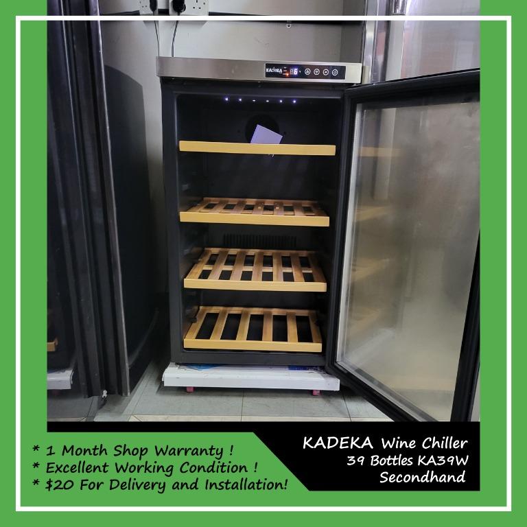 KADEKA Wine Chiller 39 Bottles KA39W, TV & Home Appliances, Kitchen