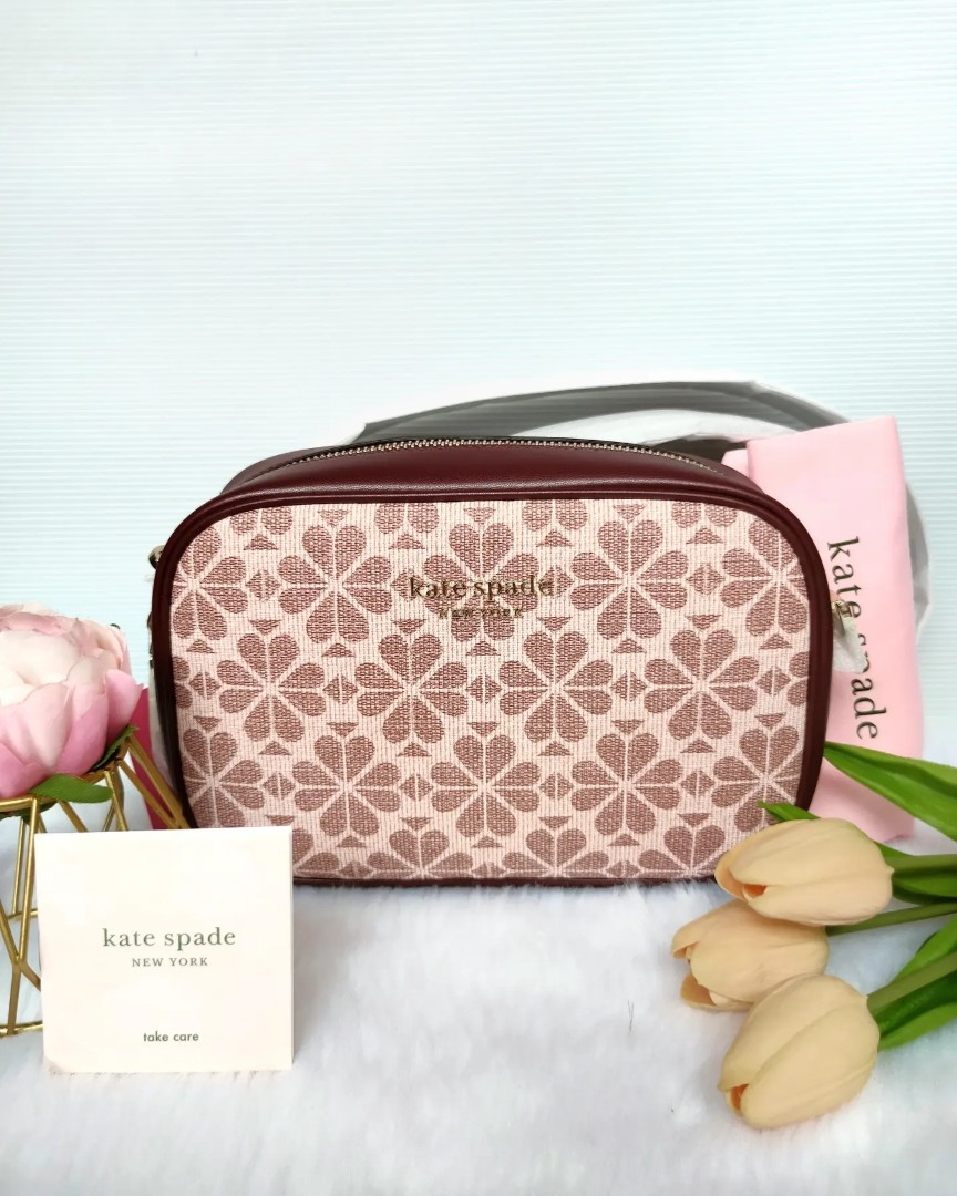 Kate Spade Flower Coated Canvas Infinite Medium Camera Bag, Luxury