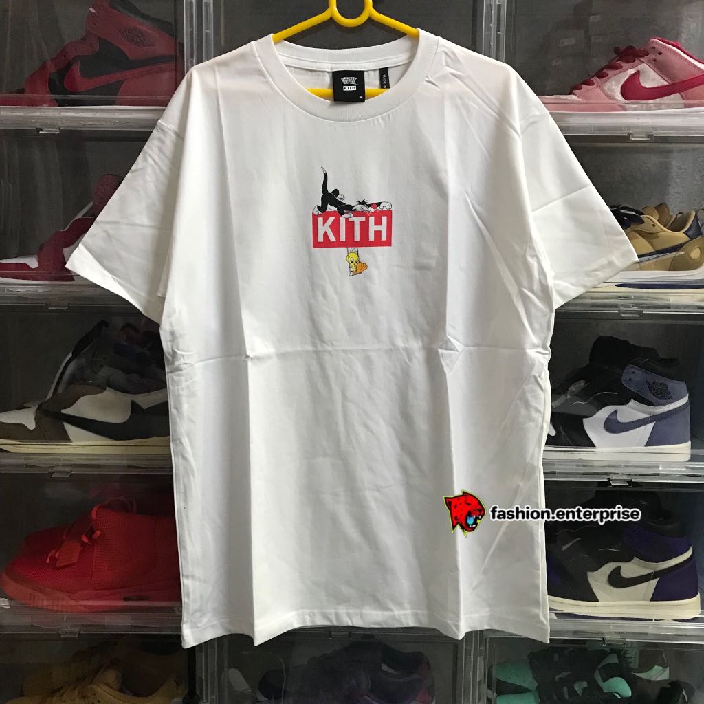 ギフ_包装】 KITH x Looney Tunes Classic Logo Tee 白 - Tシャツ 