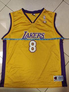 Vintage 90's Champion Brand Los Angeles Lakers Kobe Bryant 8