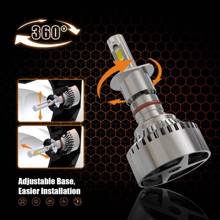 KOYOSO H1 LED Headlight Bulbs 20000LM 120W, Car Accessories, Electronics &  Lights on Carousell