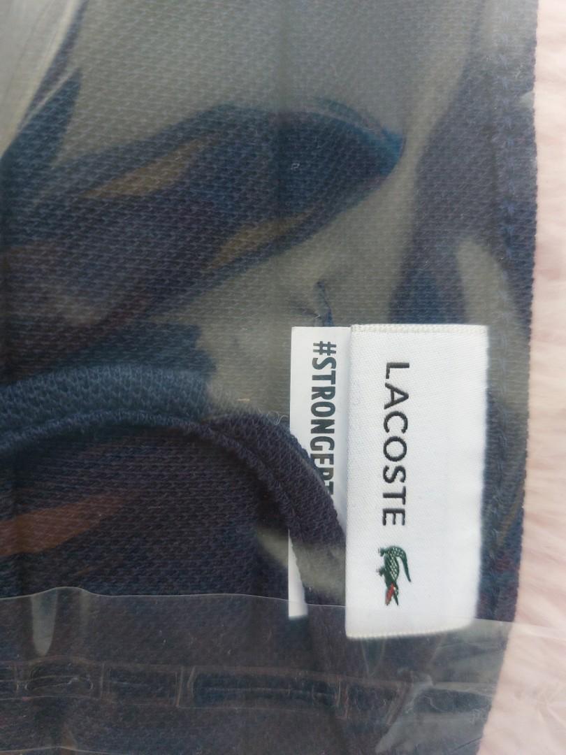 Lacoste Cotton Mask (Category: Luxury Accessories) located in Imus. Submitted by keenahsgiftshop (Listing ID 1148536027, Image 3). Description: Lacoste set of 3 Mask • with dust bag and gift box • can be bought separately • 100% cotton • Pinas on hand 1,599 only (590 if 1pc only).