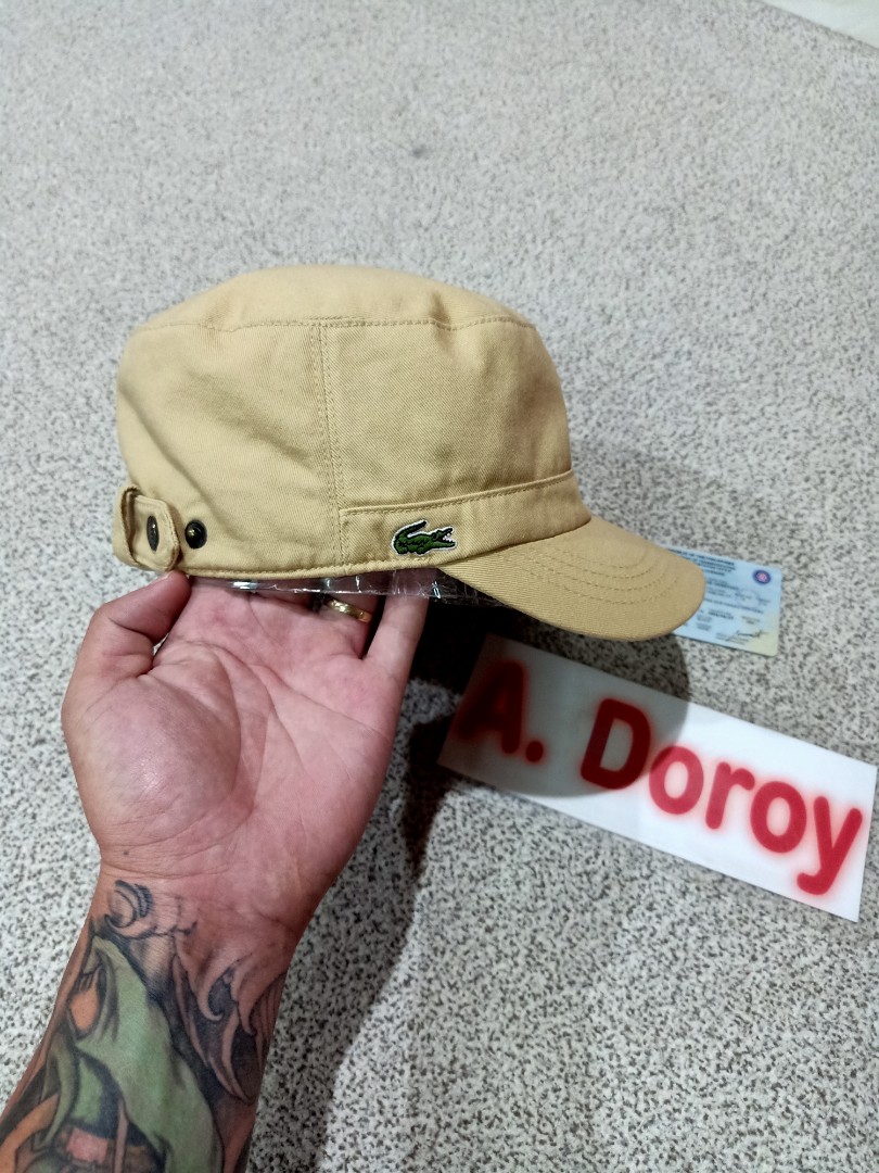 Legit Lacoste cap, Luxury, Apparel on Carousell