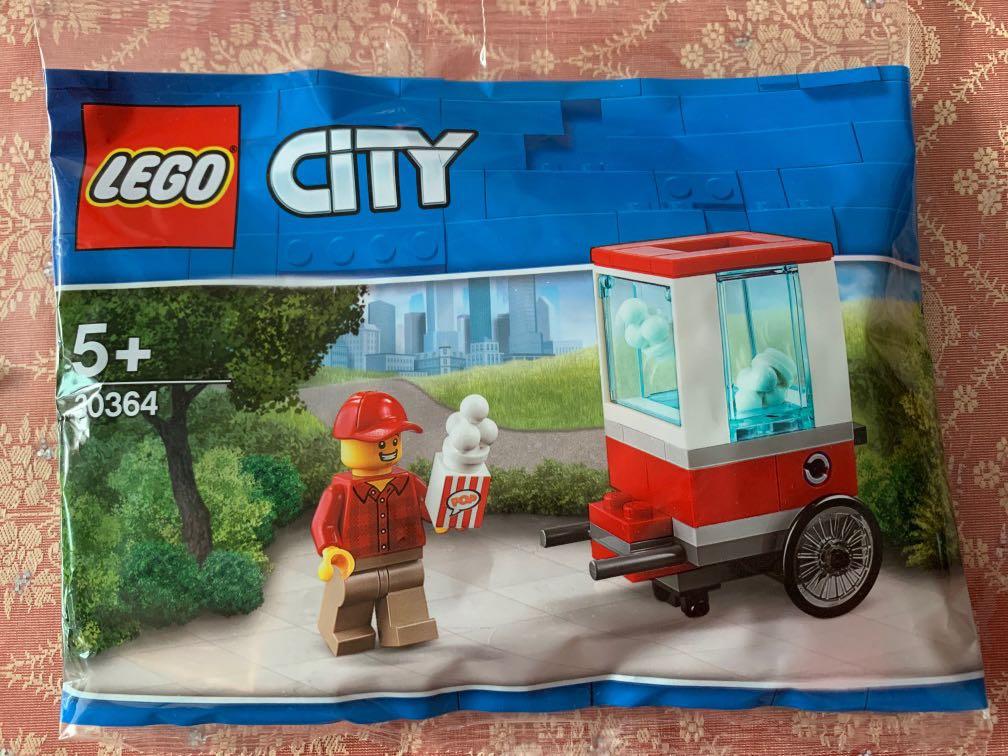 LEGO City 30364 Popcorn Cart polybag factory sealed new FREE Shipping! 