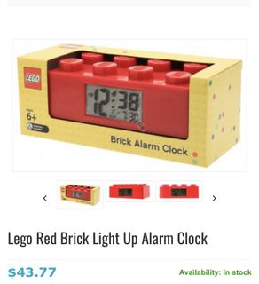 Lego brick alarm clock instructions clearance