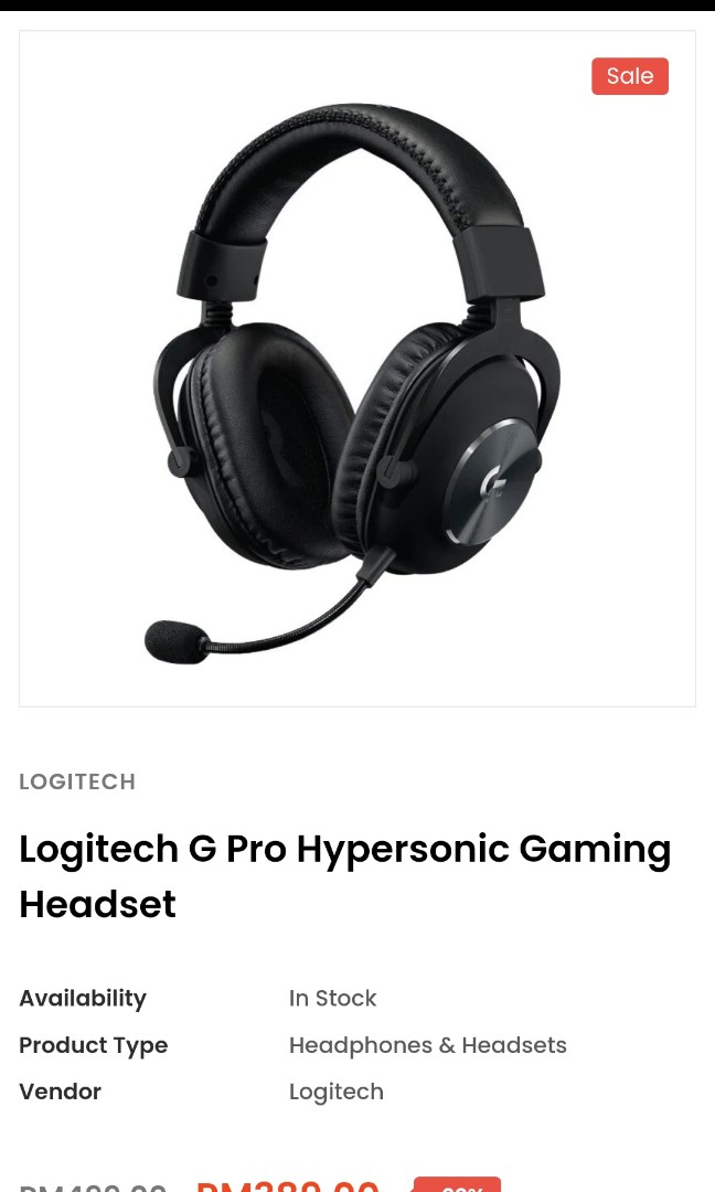 Logitech g hotsell pro hypersonic