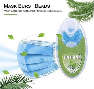 Mask Burst Beads (Mixed Flavour, Ice Lemon, Ice Mint, Iced Coffee)