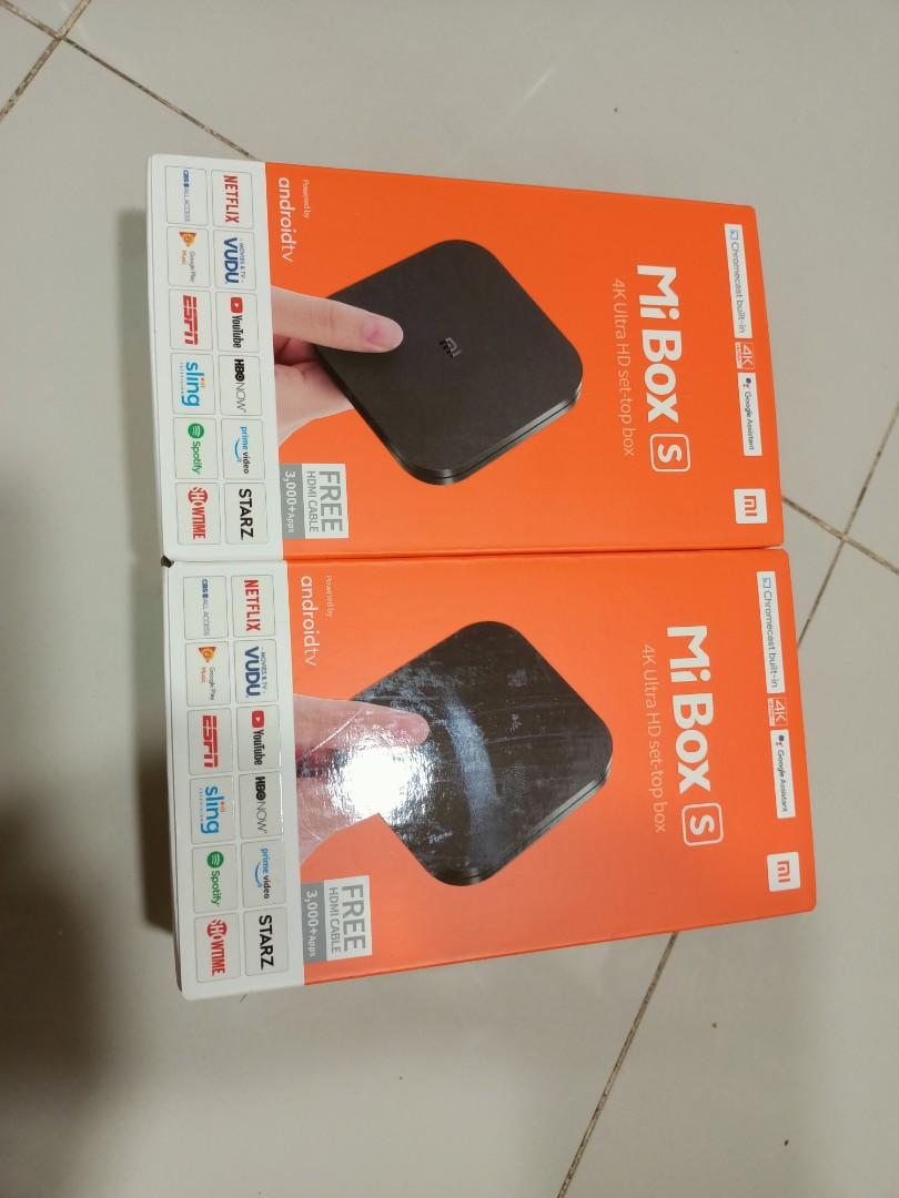 Mibox S Android TV (Category: Media Streamers & Hubs) located in Pasig City. Submitted by Mpatron (Listing ID 1148458191, Image 1). Description: Brandnew Mibox S 2500 each Pickup or Shipping Available.