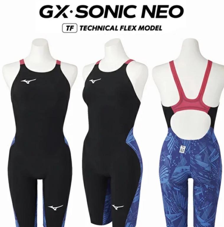 💥日本直送】Mizuno 競泳用GX・SONIC NEO ハーフスーツ女士連體四角