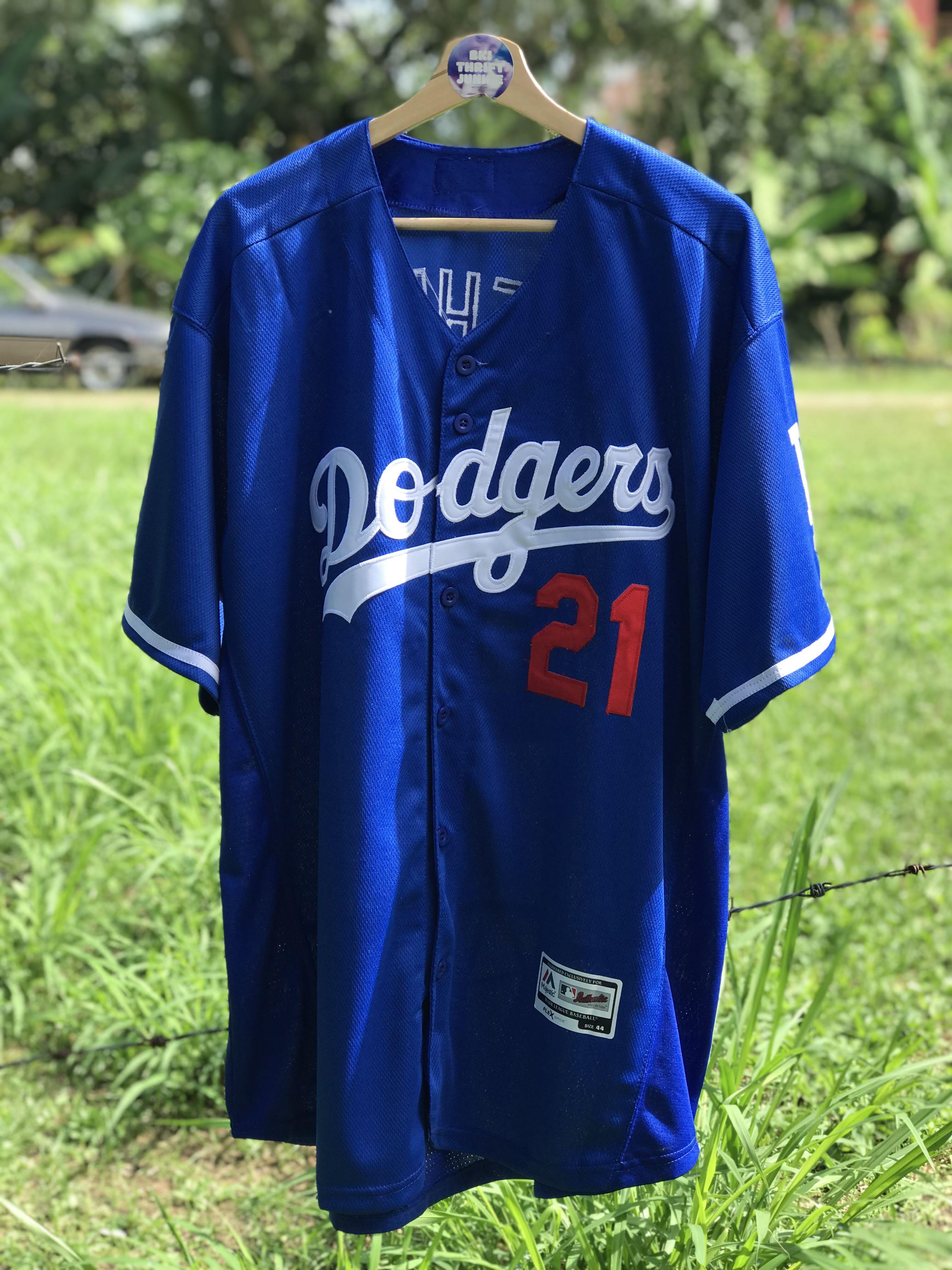 MLB Dodgers Jersey (Tags: Majestic, Baseball, American Sport