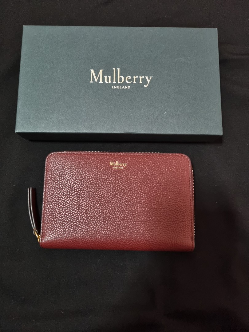 mulberry 12 card zip around wallet