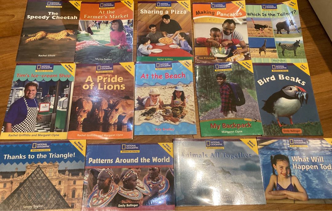 National Geographic books readers for preschool / kindergarten, Hobbies