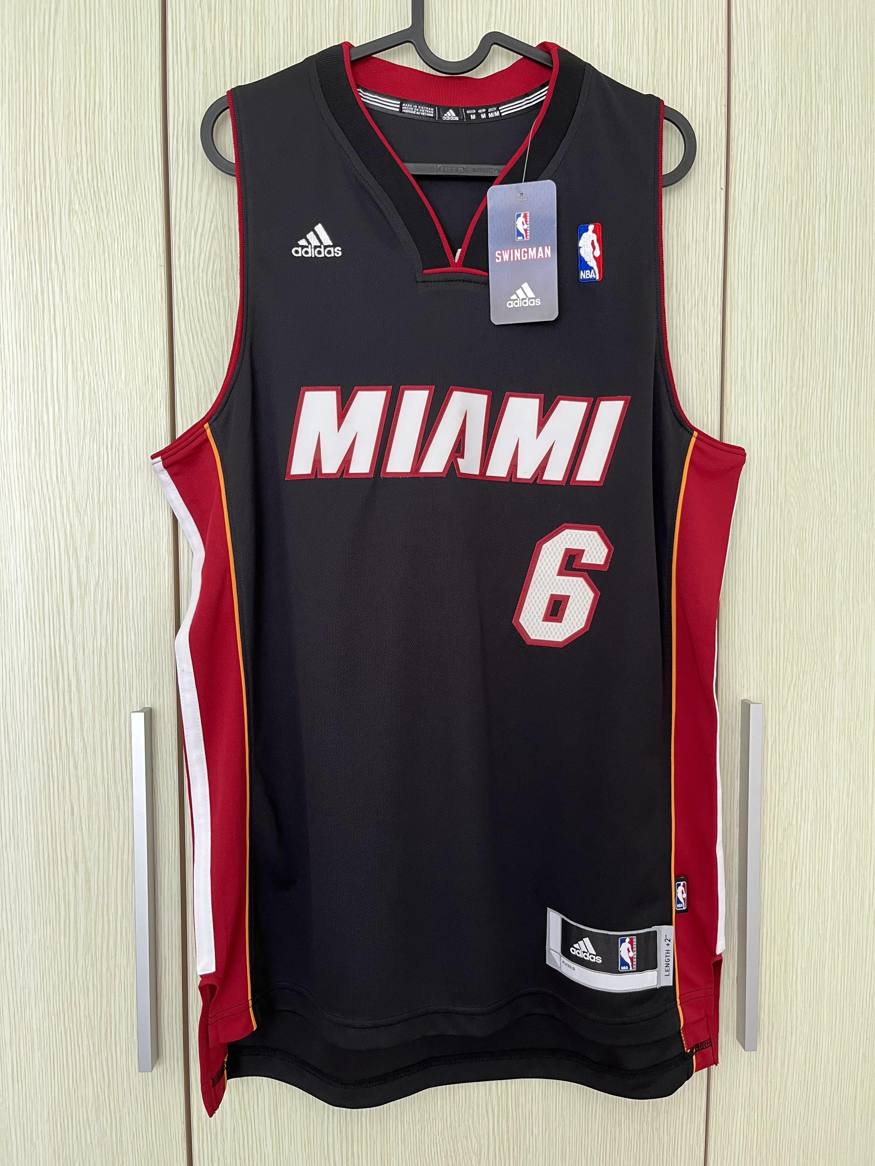 NBA Miami Heat LeBron James #6 Rev 30 Swingman White Basketball Jersey