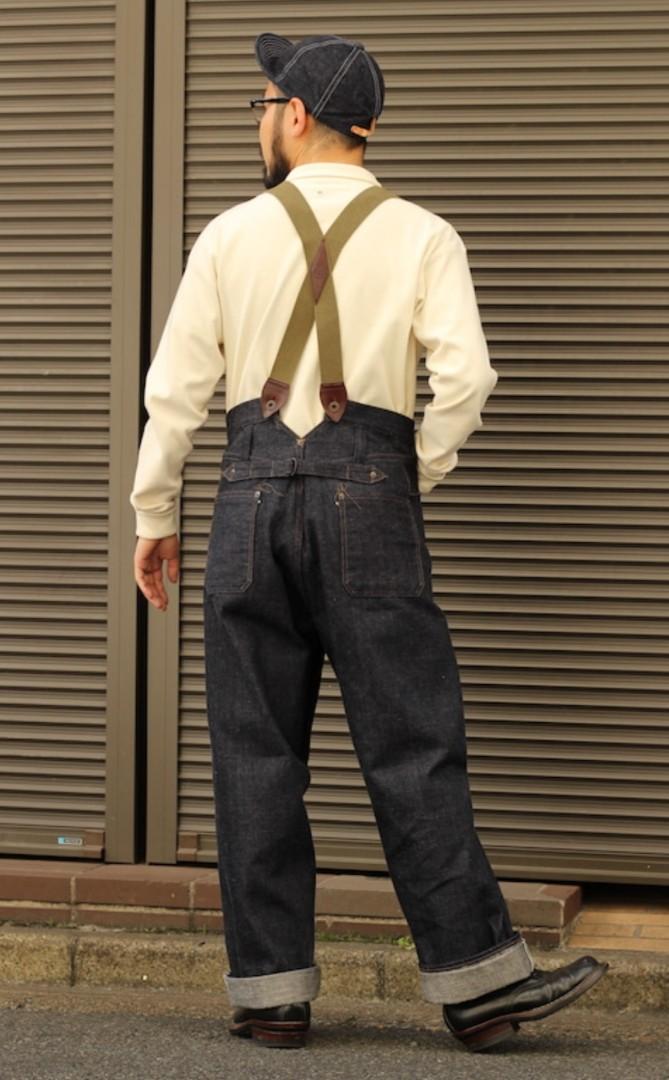 Nigel Cabourn Railman Denim Pants Freewheelers Mihara, 男裝, 褲