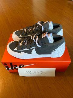 Nike x Sacai Blazer Low Black Patent - US11, Men's Fashion Nike x Sacai Blazer Low Black Patent - US11, Men's Fashion