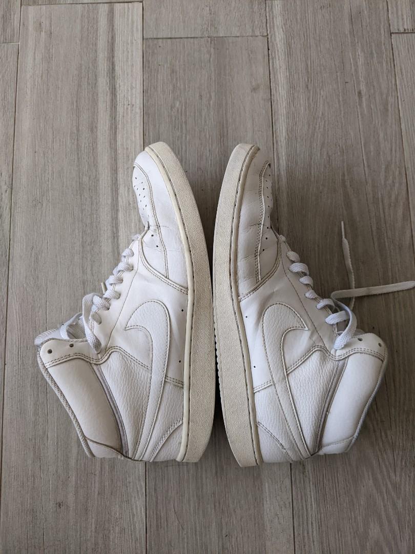 Nike Court Vision high top white sneakers US11 Men #39 s Fashion Footwear
