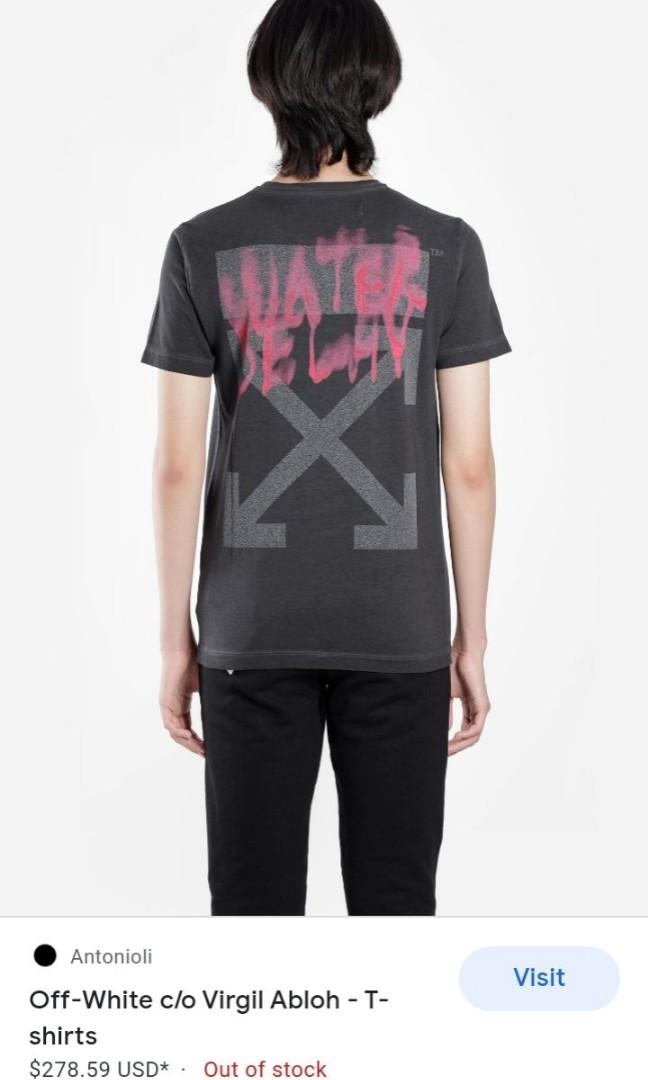 Off white water delay shirt, Men's 