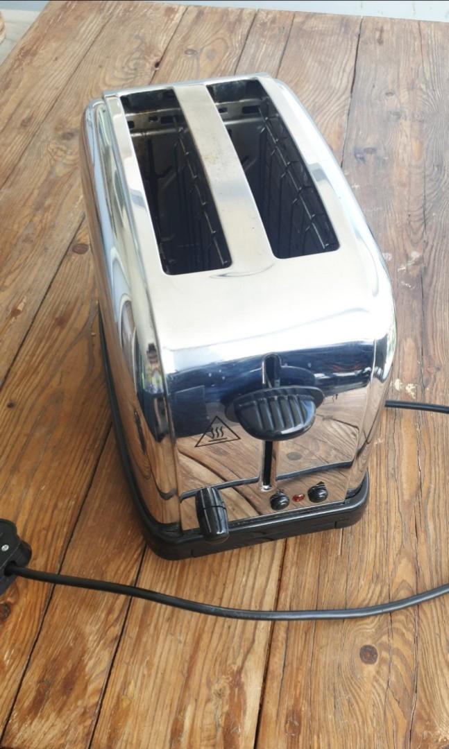 Original Russell Hobbs 2 Slice Classic Lift & Look Polished Toaster, TV