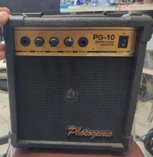 Photogenic guitar amp.