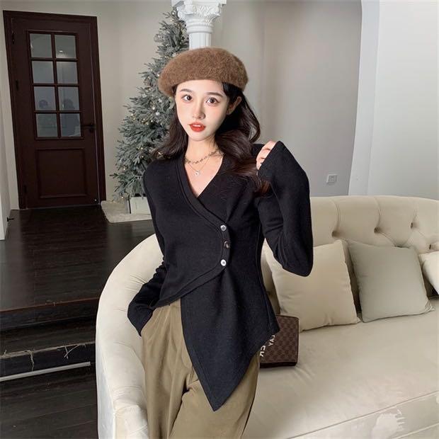 Asymmetrical fleece best sale